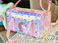 Big Vest Holographic Travel Bags Unicorn (luxury quality)