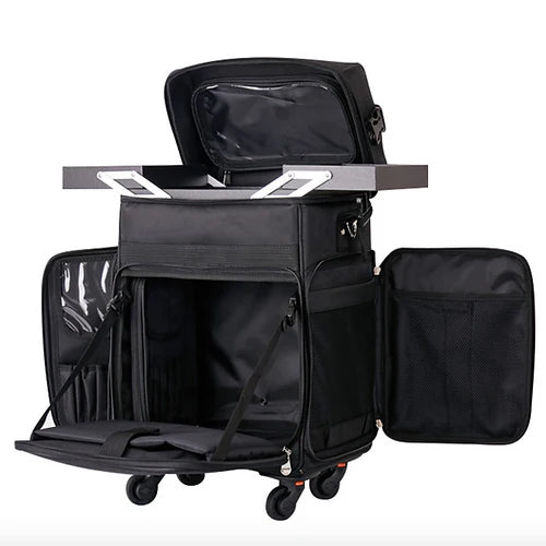 Professional Makeup Storage Vanity Fabric Trolley with wheels