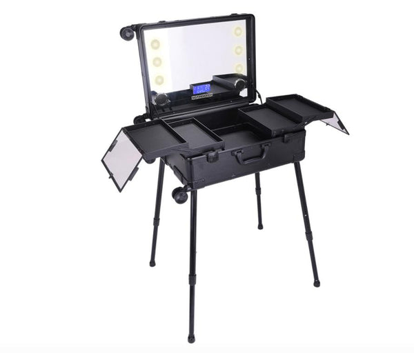 Makeup vanity with Mirror, Bluetooth and LED Lights